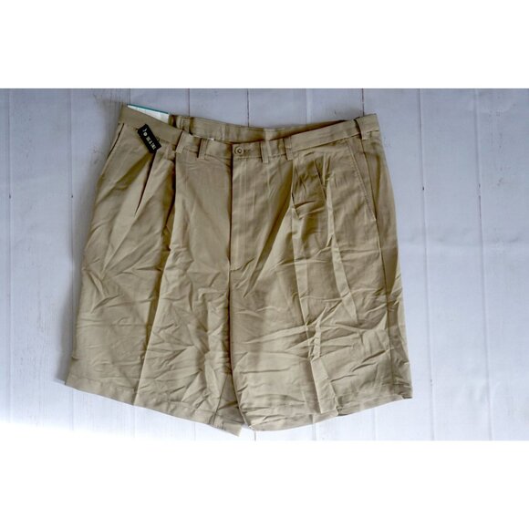 Haggar Cool 18 No-Iron Pleated Shorts-Big & Tall - Size 46W, NWT - Picture 2 of 11